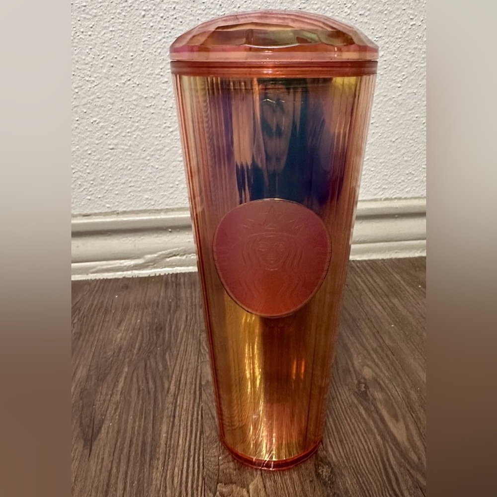 Starbucks Pink Reflective Tumbler (No Straw)